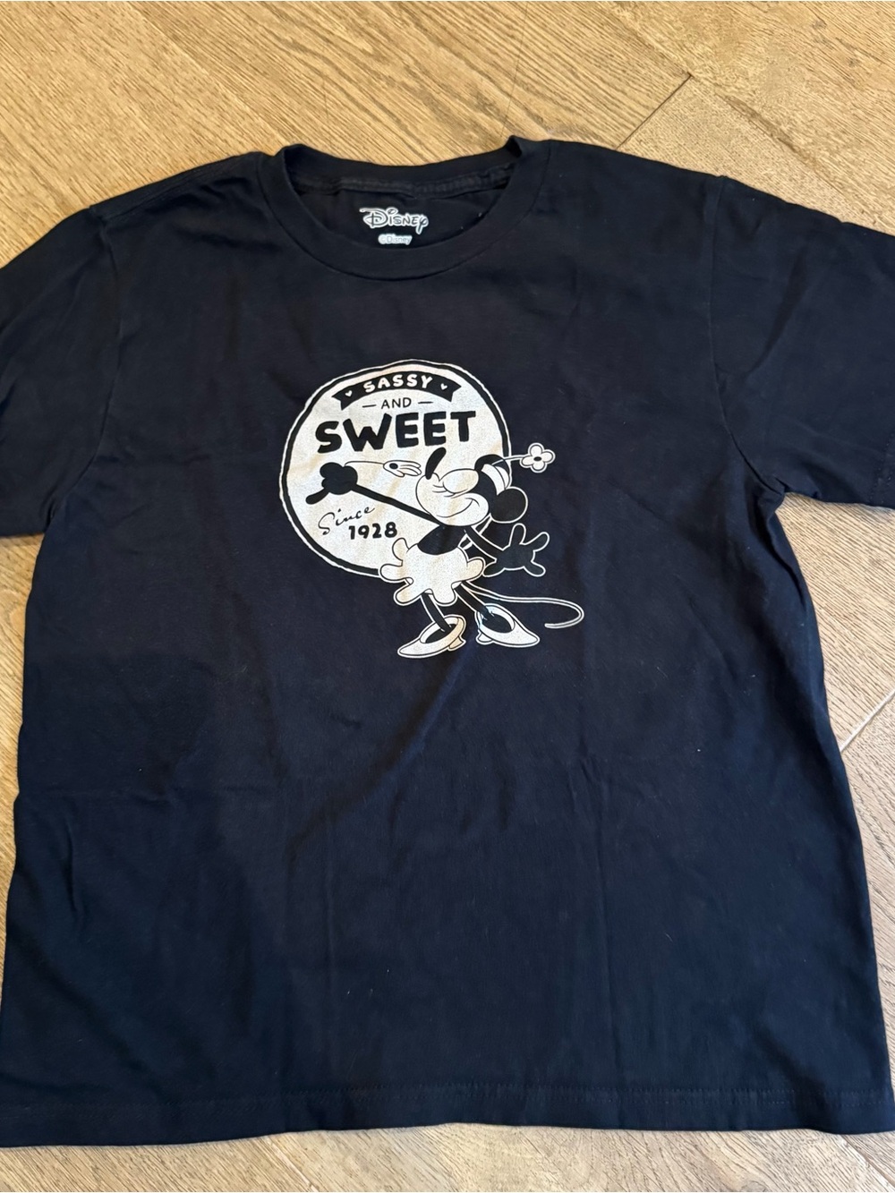 Disney Black 'Sassy and Sweet' Minnie Mouse Tee